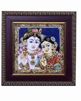 Tanjore Painting Bust Krishna