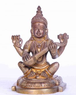 Brass Saraswathi