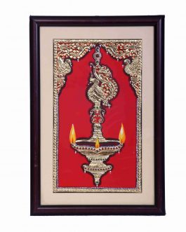 Thanjavur Painting Annam Lamp