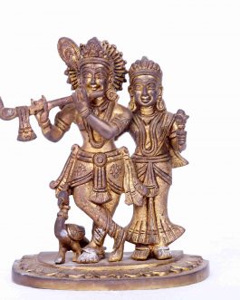 Brass Radha Krishna