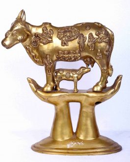 Brass Cow and Calf