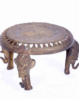 Brass Elephant Leg Mukkali AF