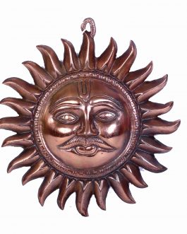 Brass Small Sun Face