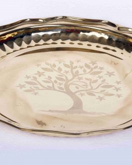 Brass Design Art Work Tray