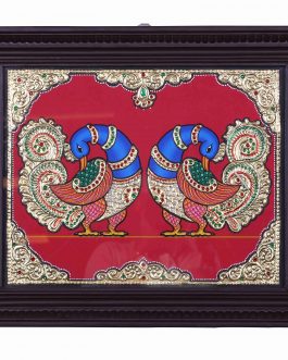 Tanjore Painting Peacock