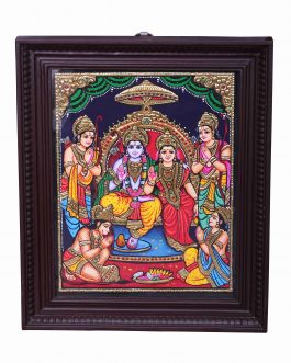 Tanjore Painting Ramar Pattabishekham