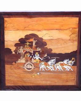 Wood Painting Geetha Uppadesam