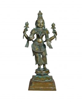 Bronze Standing Lakshmi 18 inch