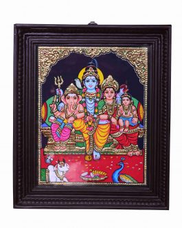 Tanjore Painting Sivan Family