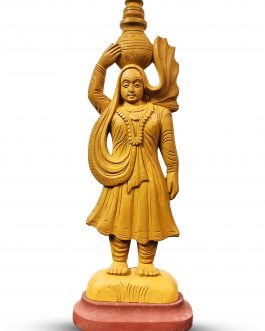 Wood Carving Bengal Lady