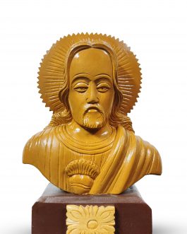 Wood Carving Jesus Brust