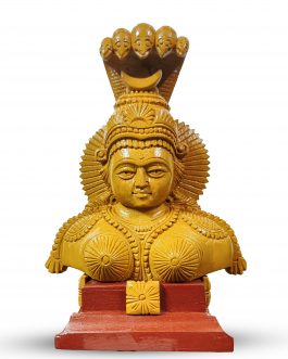 Wood Carving Karumari amman Brust