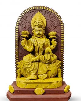 Wood Carving Lakshmi