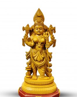 Wood Carving Vishnu Durga