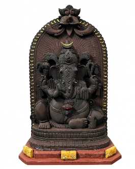 Wood Carving Ganesh