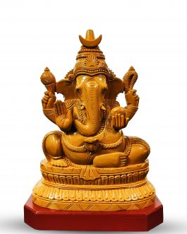 Wood Carving Ganesh