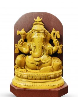 Wood Craving Ganesh