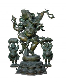 Bronze Dancing Ganesh 27 inch
