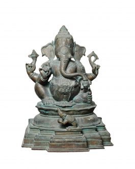 Bronze Sitting Ganesh  24 inch